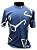 CAMISETA MALHA MASCULINA_Gola C_Modelo: STRACCIATTA cor Azul - Imagem 1