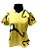 CAMISETA MALHA BABY LOOK Feminino _Gola C_Modelo: STRACCIATTA cor Mostarda - Imagem 1