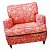 Corte de Tecido de Revestimento de Sofá/Cadeira Modelo: Bls I cor Vermelho - Imagem 2