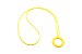 PINGENTE SICUREZZA Silicone Modelo: CÍRCOLO cor Amarelo - Imagem 1