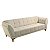 Sofá 3 lugares Austrália - Tecido veludo bege RDM - Imagem 2