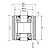 Roda de carga Vulkollan 85x85x25 - Imagem 4