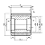 Roda de carga Pevopur 80x74x42 - Imagem 3