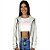 Corta Vento Feminino Branco Off White Corrida WSS Brasil Run Minimalist - Imagem 3