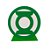 Green lantern shield - Puzzle Mania - Imagem 1
