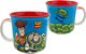 Caneca Toy Story Woody e Buzz 350ml Original Zona Criativa - Imagem 2