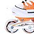 Patins - All Style street rollers 30-33 P Laranja - Imagem 2