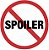 Placa Decorativa Proibido Spoiler - Imagem 1