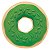 Mordedor Docinho - Rosquinha - Verde - BDA - Imagem 1