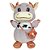 Pelúcia Squish Pals Toyng Vaquinha 40cm - Imagem 1