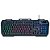Teclado Gamer Fortrek Crusader, LED Rainbow, USB, ABNT2 - Imagem 1