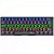 TEC MECANICO REDRAGON ARENA PRO PRETO RAINBOW TGK321P  6950376730435 - Imagem 1