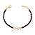 Pulseira colors com escrita AMOR Banho Ouro 18k - Imagem 1