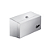 Mini Toalheiro Quadra Inox Polido Biovis - Imagem 1