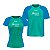 Camiseta São Paulo Marathon Virtual Azul e Verde em poliéster - Imagem 1