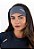 Faixa De Cabelo (Headband) Elástica Esportiva Larga Proteção Uv50+ Cinza - Imagem 1