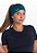 Faixa De Cabelo (Headband) Elástica Esportiva Larga Proteção Uv50+ Verde - Imagem 1