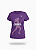 Camiseta Mania de Corrida Roxa Feminina - Imagem 1