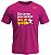Camiseta EU CORRO PRA COMER PÃO DE QUEIJO Rosa em Poliamida - Imagem 1