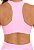 Top Rosa Chiclete MANIA DE CORRIDA de alta compressão com bolso nas costas (Zero Transparência) - Imagem 2