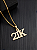 Conjunto Premium Semijoia Pingente 21K + Corrente Veneziana 45 cm Folheados a Ouro - Imagem 1