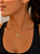 Conjunto Premium Semijoia Pingente Corredora com 5 Zircônias + Corrente Veneziana 45 cm Folheados a Ouro - Imagem 2