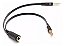 Cabo Splitter Divisor De Funções Y P3 X P2  P / Headset - Imagem 3