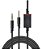 Cabo Controlador Headset Logitech A10 A40 A40tr A50 C/ Mute - Imagem 1