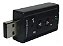 Adaptador Placa De Som Usb 7.1 Headset Áudio Notebook Pc - Imagem 4