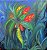 folhagens aquáticas coloridas - Imagem 1