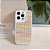 Capa de telefone com design de padrão tecido compatível com iPhone iphone 14 PRÓ - Imagem 2