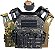 Colete Plate Carrier Com Bolsos Embutidos - Imagem 1