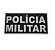 Emborrachado Policia Militar Costas 19x10 - Imagem 1