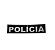 Emborrachado POLICIA -  Costas 19x5 - Imagem 1