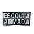 Emborrachado Patch Escolta Armada 19x10 - Imagem 1