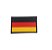 Patch Bandeira Alemanha Emborrachado - Item Grátis - Imagem 1