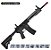 Airsoft Rossi Neptune 10 Keymode AEG M4 AR15 - Imagem 1