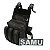 Kit Bornal de Perna Tático Talonário + Patch Emborrachado Samu Padrão 17x5 - Imagem 2