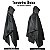 Poncho Militar Impermeável Com Bolso Ripstop 210T Multi-Uso - Preto - Imagem 3
