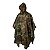 Poncho Militar Camuflado Capa de Chuva Impermeável Com Bolso Ripstop 210T Multi-Uso - Camuflado - Imagem 1