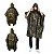 Poncho Militar Camuflado Capa de Chuva Impermeável Com Bolso Ripstop 210T Multi-Uso - Camuflado - Imagem 4
