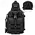 Mochila Tática Transversal Preta Assault Modular 600D - Imagem 6