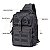 Mochila Tática Transversal Preta Assault Modular 600D - Imagem 4