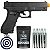 Combo Pistola de Pressão Co2 GLOCK 17 Rossi 6mm + Itens - Imagem 1