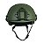 Capacete ACH Operacional com Regulagem e Trilho Lateral - Verde - Imagem 3