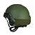Capacete ACH Operacional com Regulagem e Trilho Lateral - Verde - Imagem 4