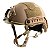 Capacete Tático Suporte NVG com Regulagem - Tan - Imagem 1