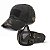 Kit Mascara Meia Face Comfort + Boné Tático Militar Com Velcros - Multicam Black - Imagem 1