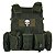 Colete Tático Plate Carrier Verde Oliva WWART SHOOTER - Imagem 4