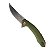 Faca Tática Dobrável Ember Green Cabo Clip Bolso Premium - Imagem 4